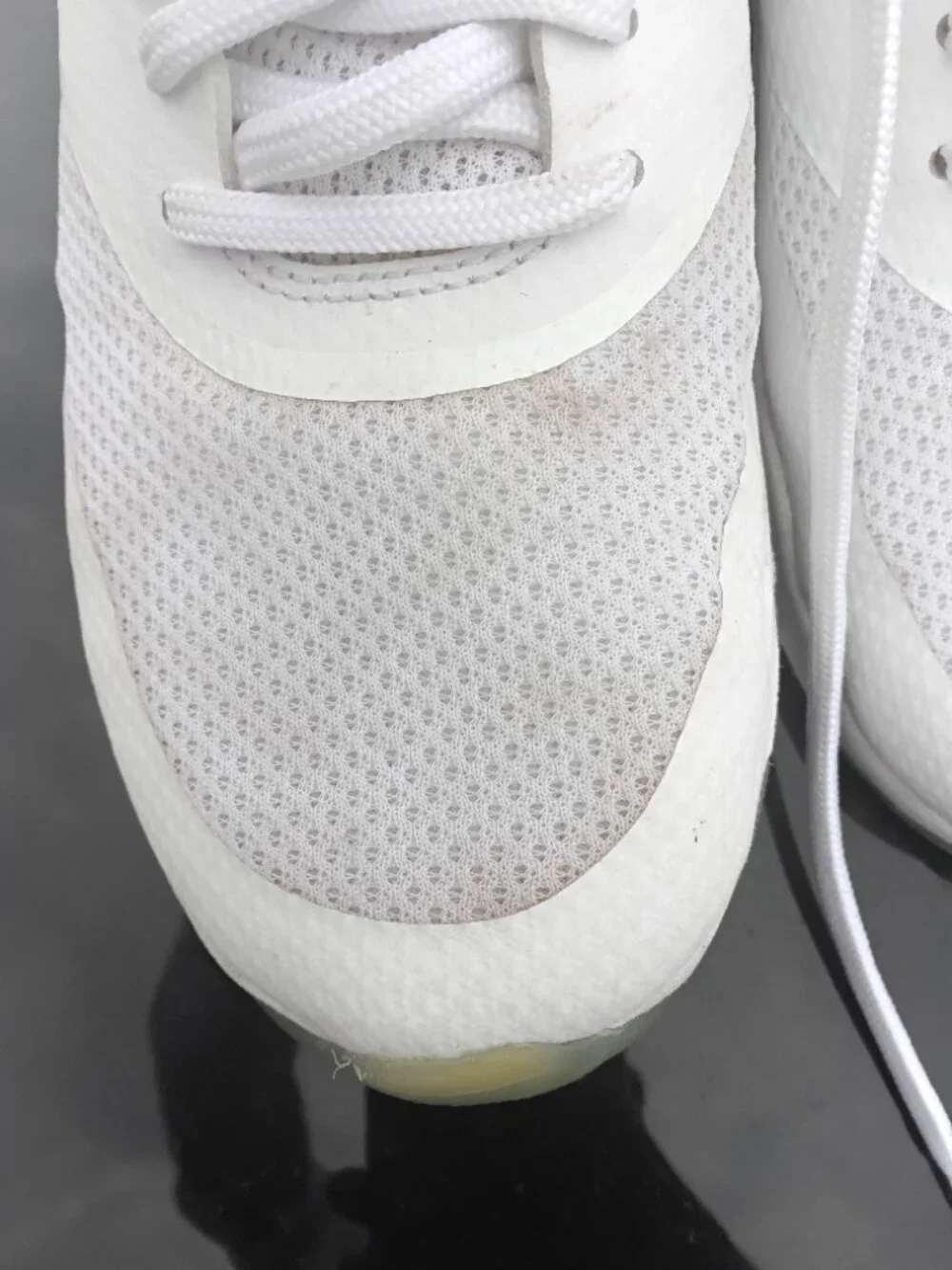 Nike Air Max Thea Triple White Sneaker 8 Womens Lace Up Shoes